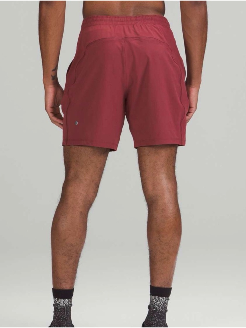 lululemon men’s pace breaker linerless, 5” mulled wine - Picture 3 of 7